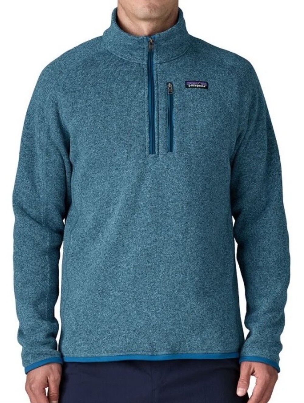 Patagonia Better Sweater Quarter Zip Men's XL Blue